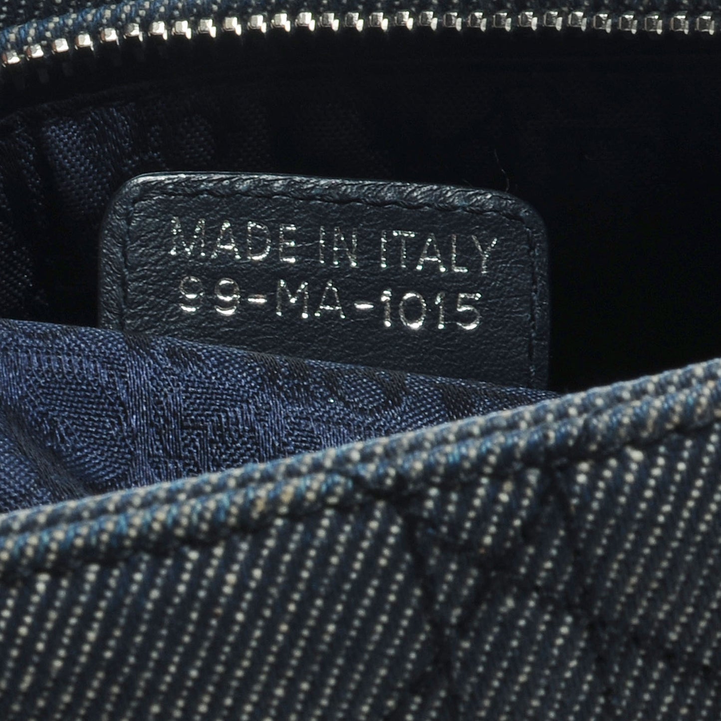 Denim Cannage Large Lady Dior