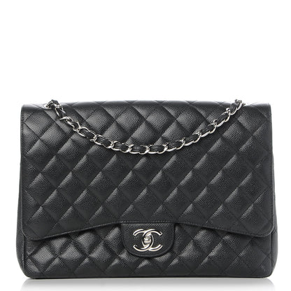 Chanel Caviar Quilted Maxi Double Flap Black 1 of 8