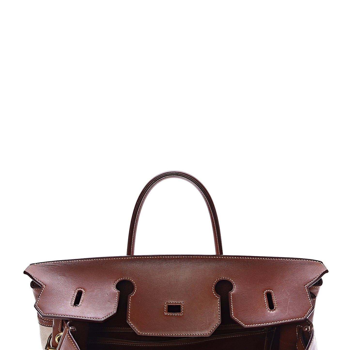 Toile Barenia Birkin 40 Fauve