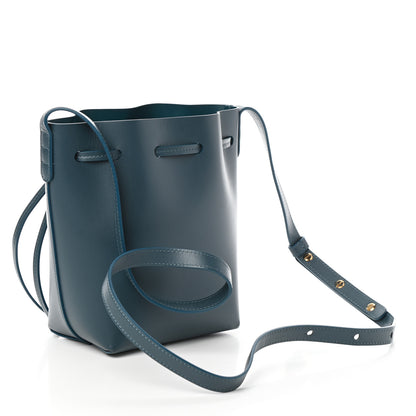 Mansur Gavriel Calfskin Mini Bucket Bag Blu 3 of 8
