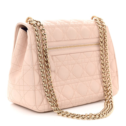 Christian Dior Lambskin Cannage Large Miss Dior Flap Rose Poudre 3 of 10