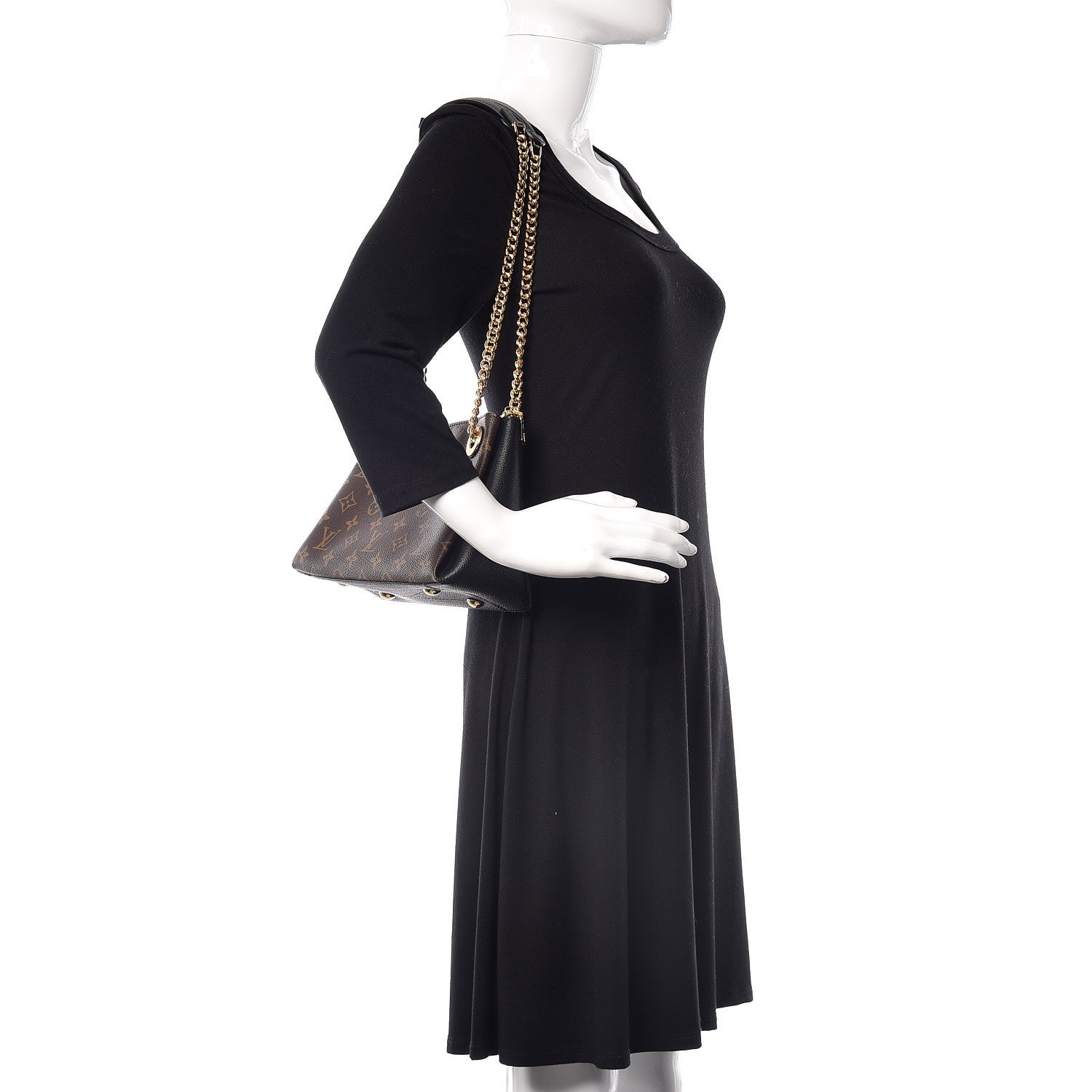 Louis Vuitton Monogram Surene BB Black 2 of 10