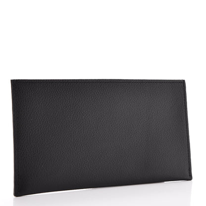 Louis Vuitton Calfskin Felicie Chain Wallet Card Holder Insert Black 3 of 6