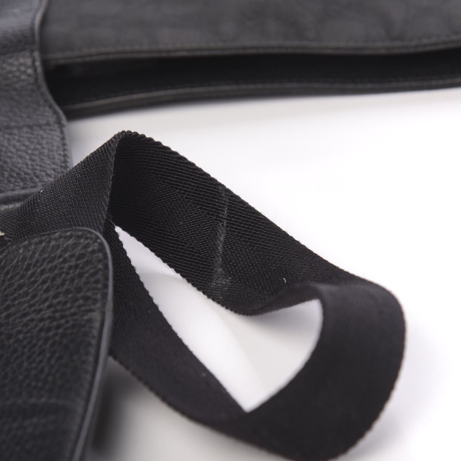 Gucci Nylon Monogram Flat Messenger Bag Black 8 of 11