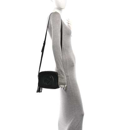 Gucci Pebbled Calfskin Small Soho Disco Bag Black 2 of 11