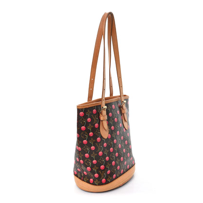 Louis Vuitton Monogram Cerises Bucket Bag 3 of 10