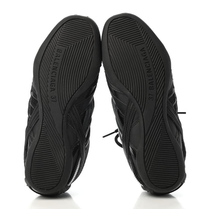 Balenciaga Mesh Rubber Womens Drive Sneakers 37 Black 4 of 4
