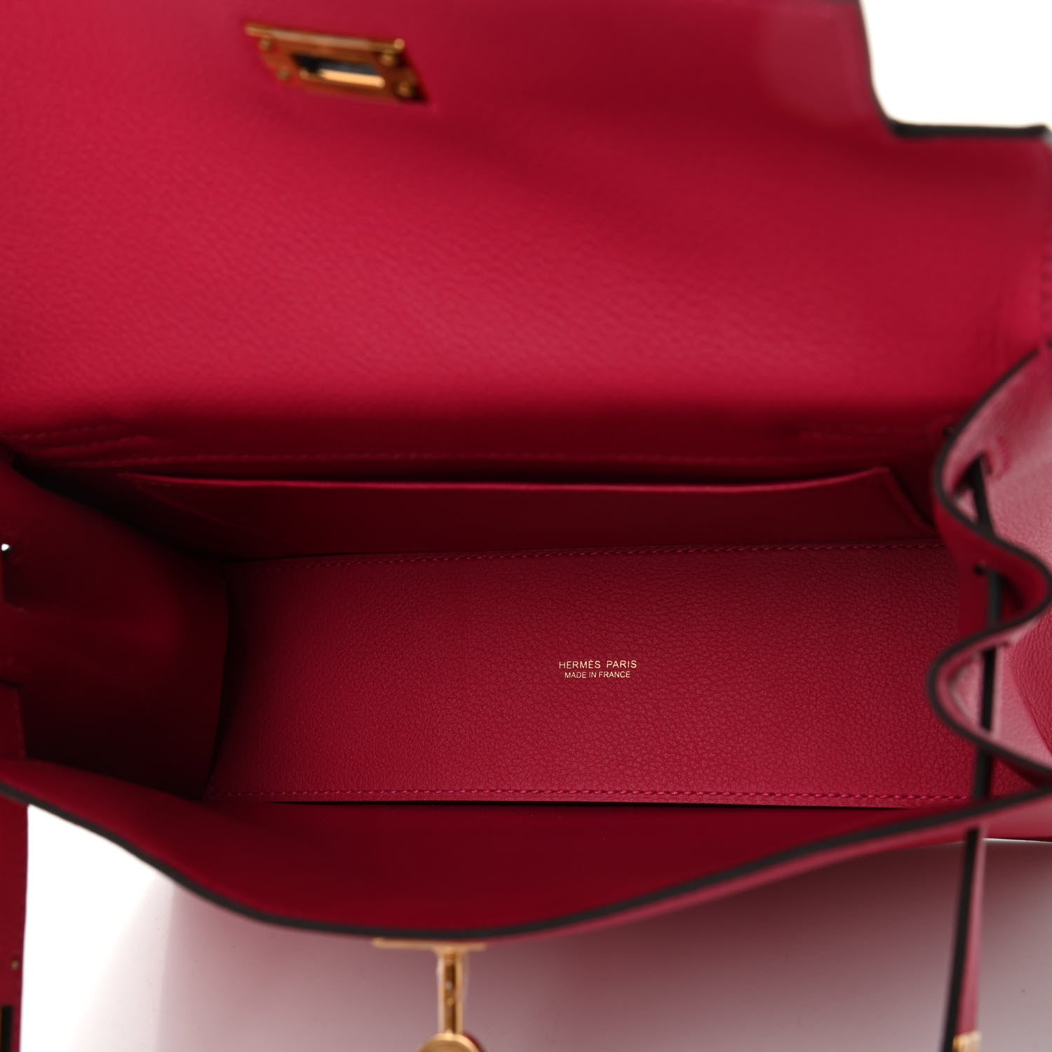 Hermes Evercolor Kelly Danse II Belt Bag Framboise 4 of 4