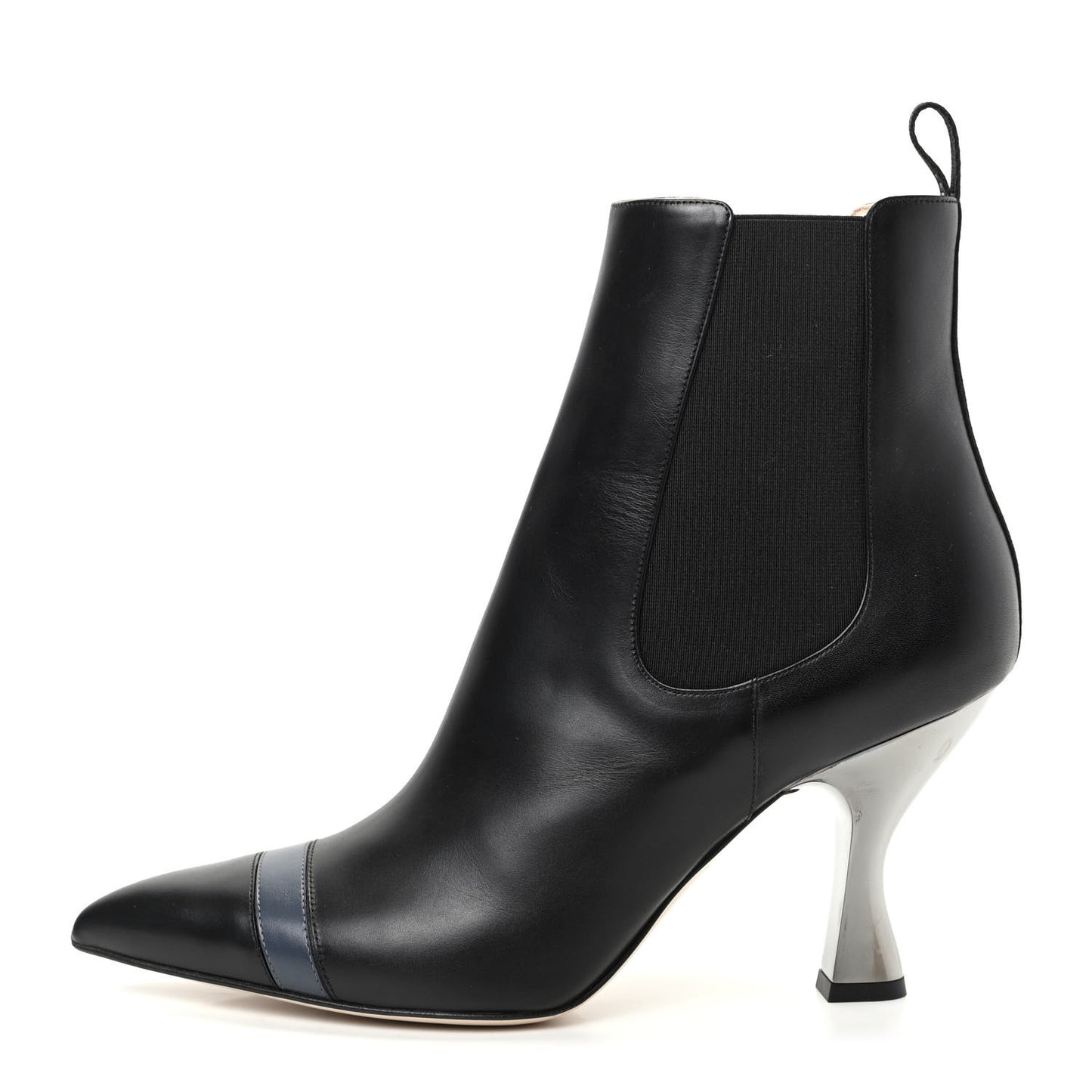 Vitello Colibri 85mm Ankle Booties 39.5 Black Antracite