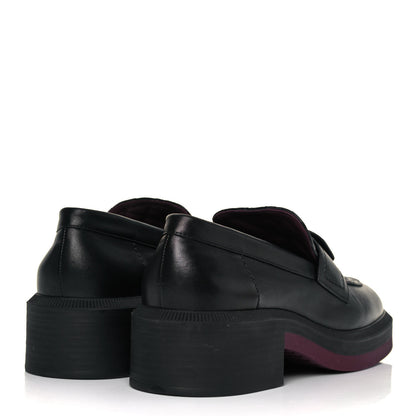 Chanel Lambskin Quilted CC Turnlock Loafers 39 Black 4 of 9