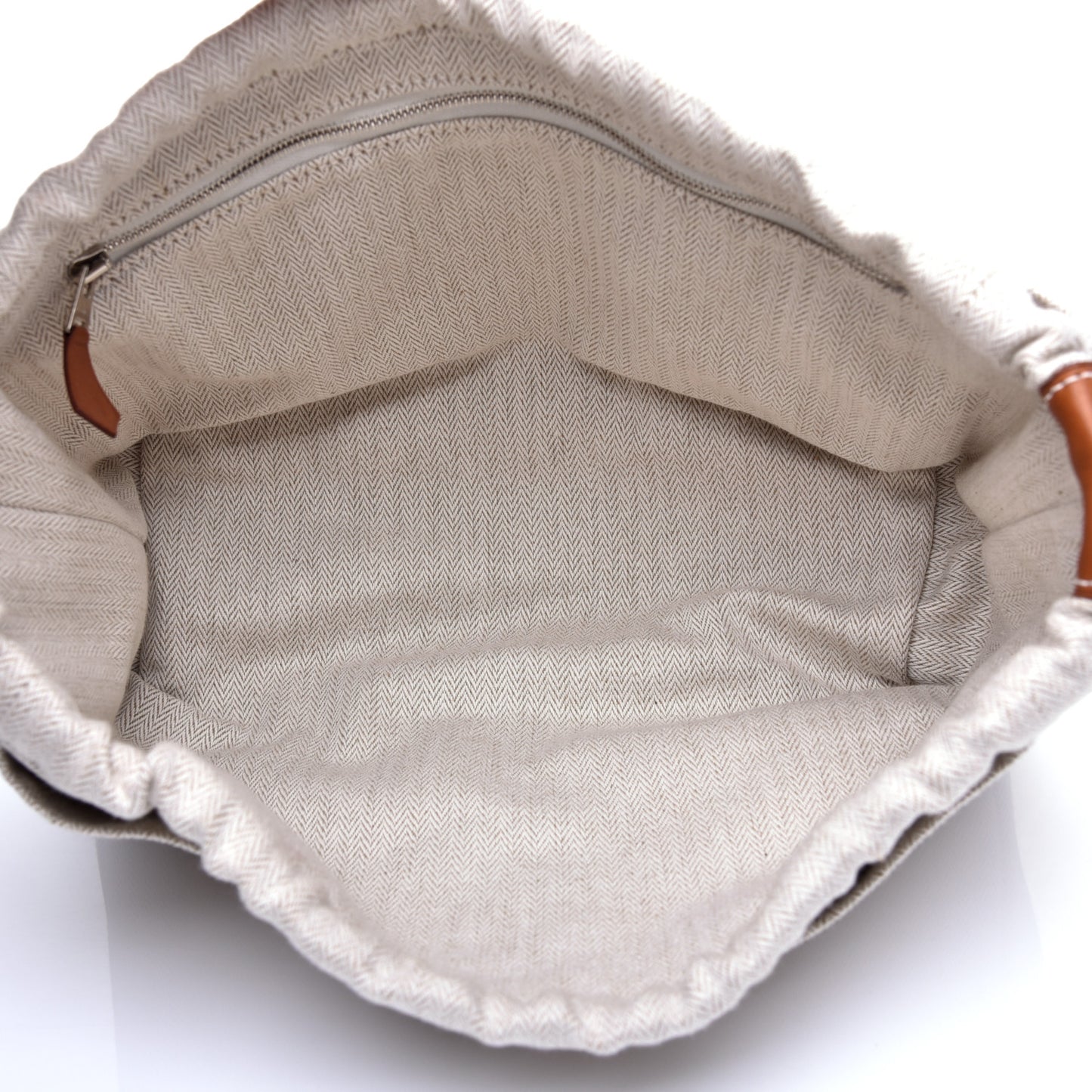 Canvas Barenia Fourbi 25 MM Pouch Naturel Fauve