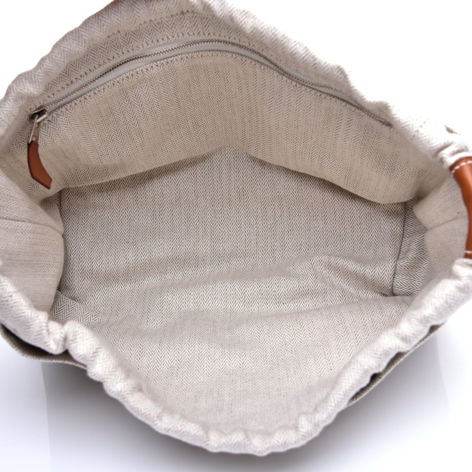 Hermes Canvas Barenia Fourbi 25 MM Pouch Naturel Fauve 4 of 7
