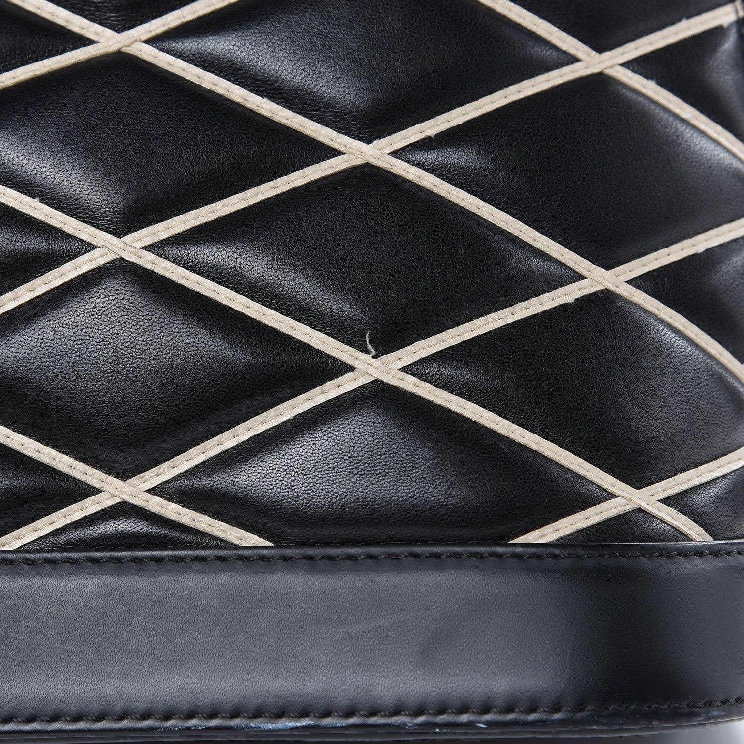 Louis Vuitton Lambskin Malletage Alma PM Black 16 of 20