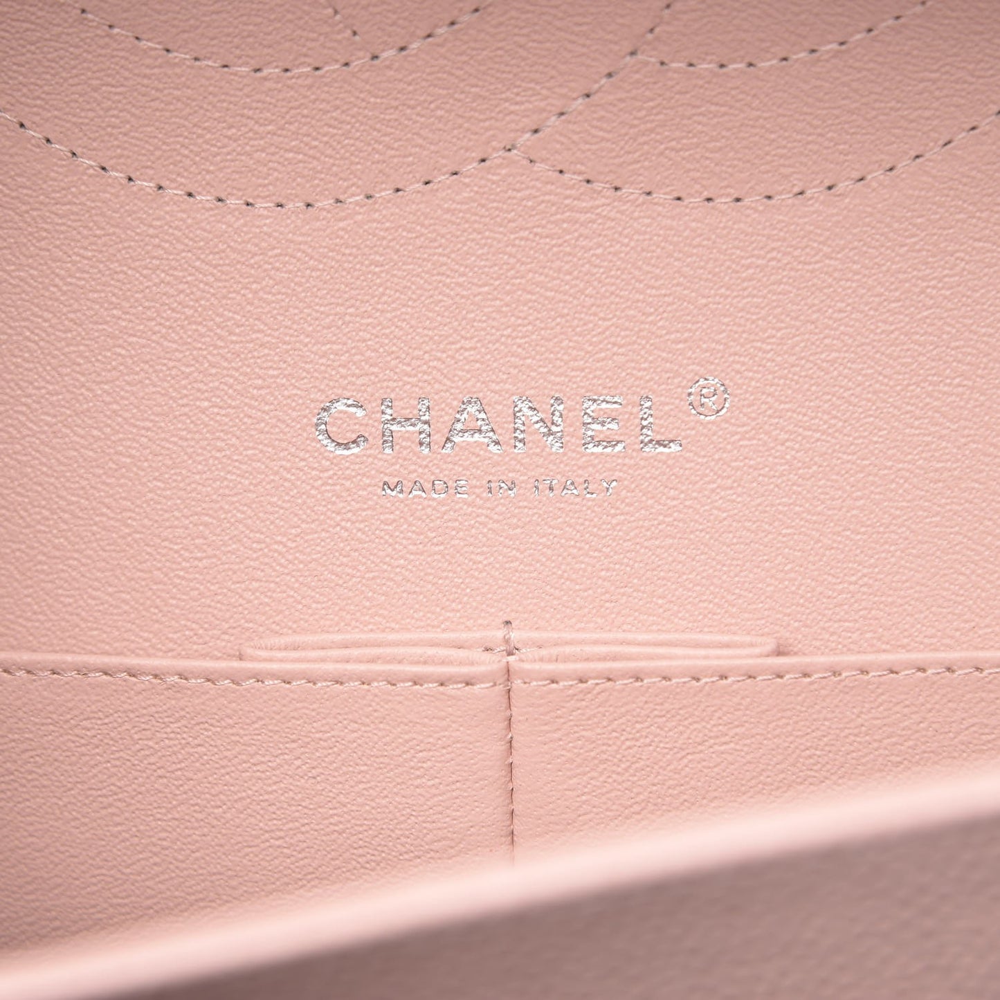 Caviar Quilted Jumbo Double Flap Light Pink