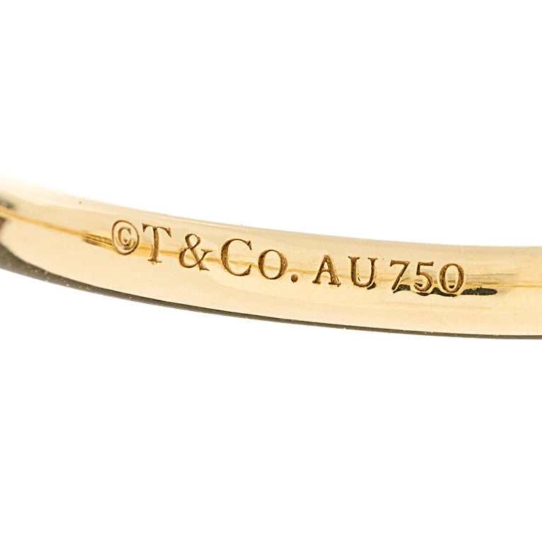 18K Yellow Gold T Wire Ring 56 7.75