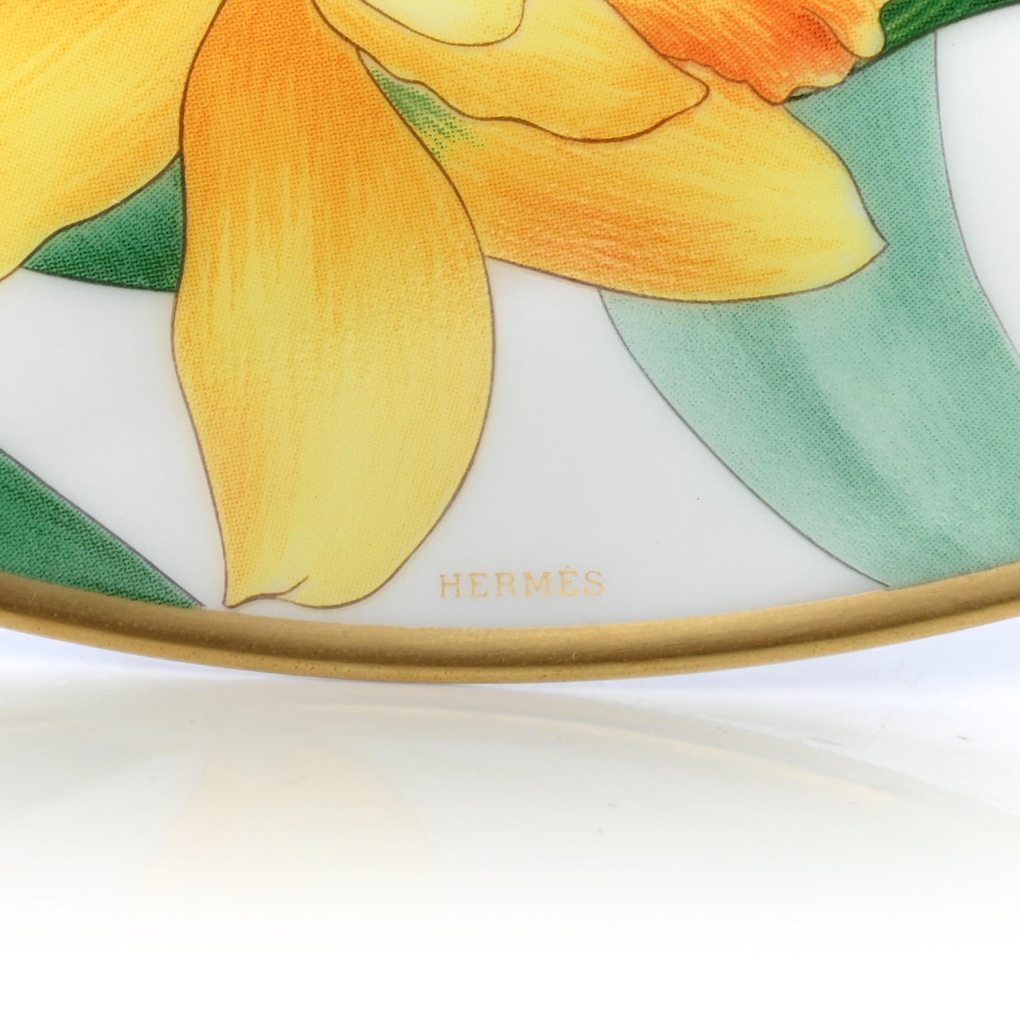 Porcelain Passifolia Tea Cup And Saucer