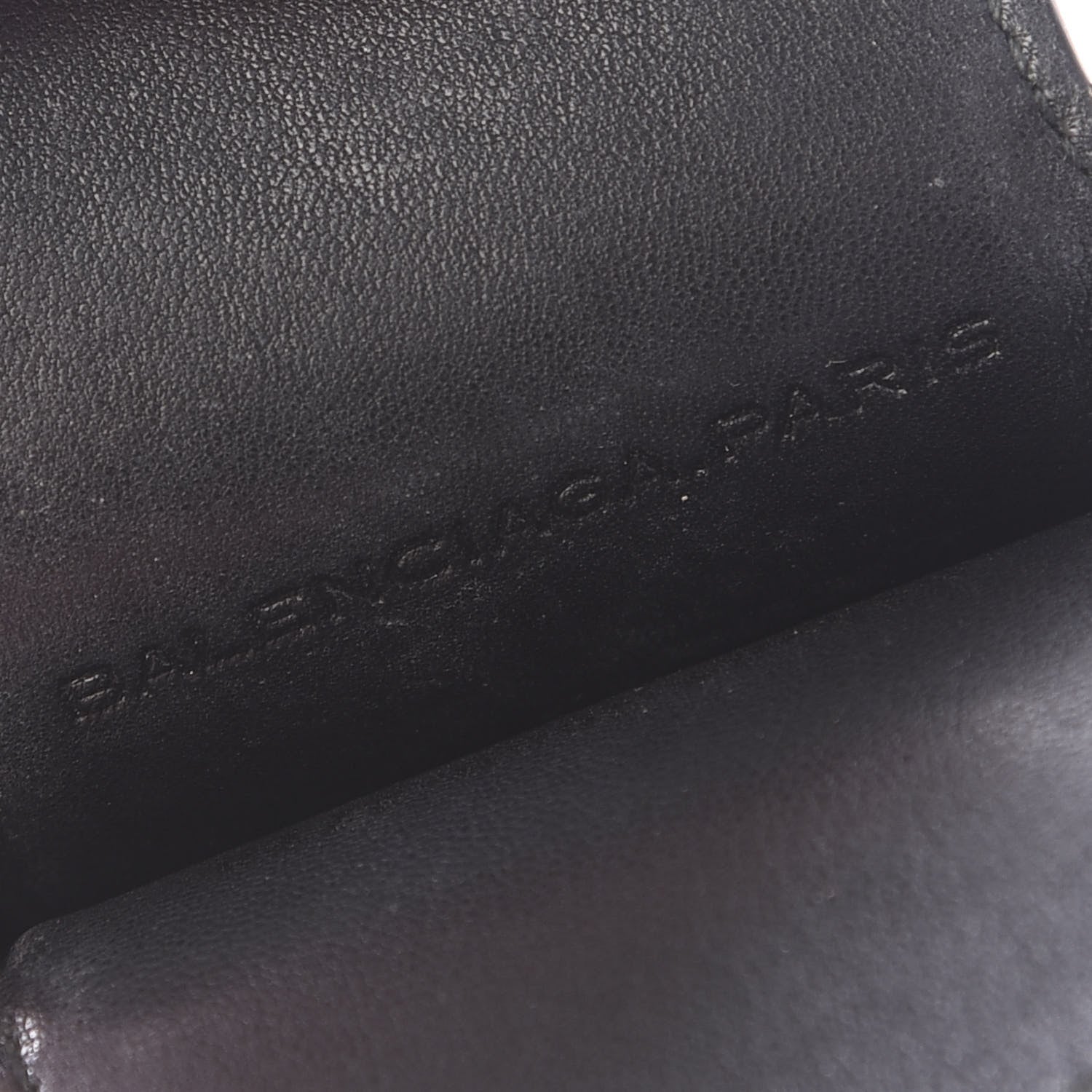 Balenciaga Agneau Classic Hardware Smart Phone Pouch Black 7 of 7