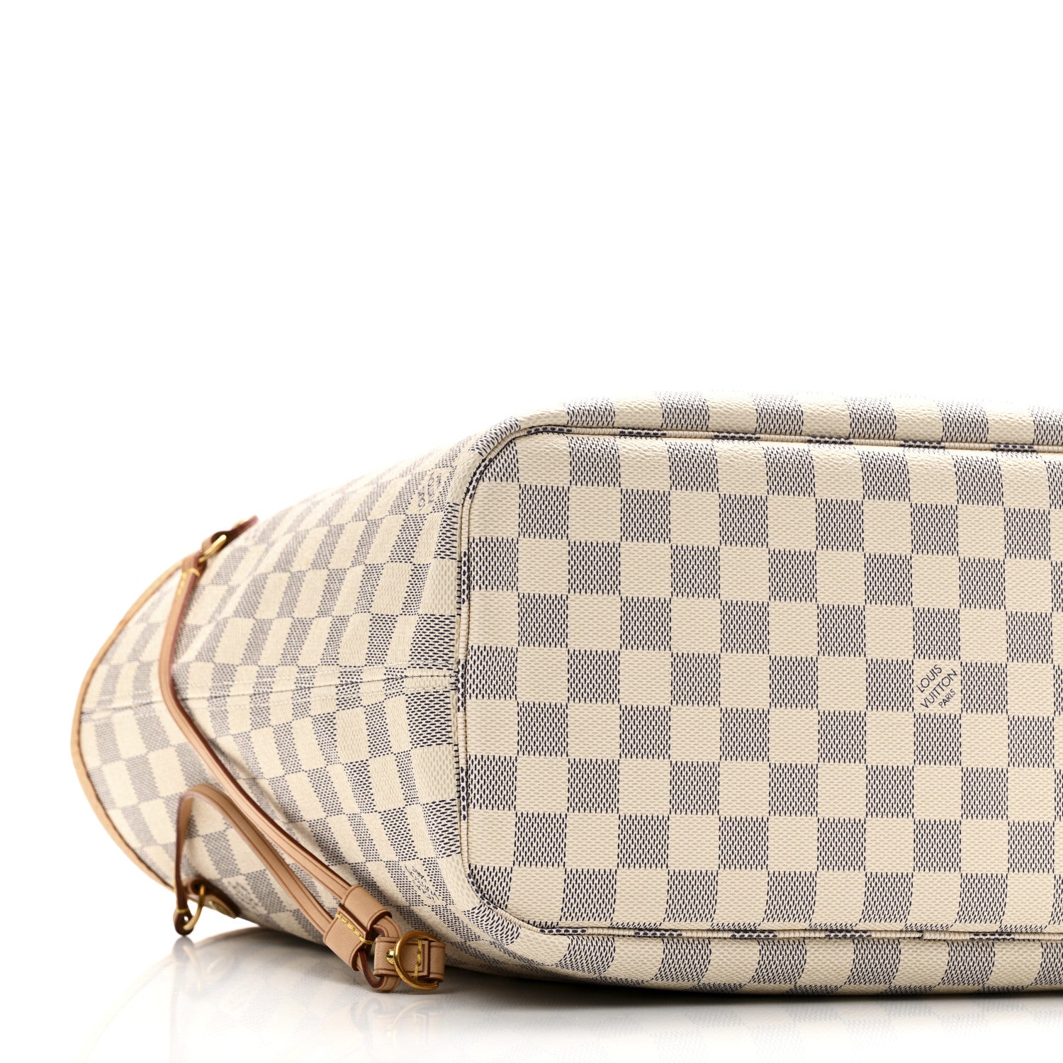 Louis Vuitton Damier Azur Neo Neverfull MM Rose Ballerine 9 of 10