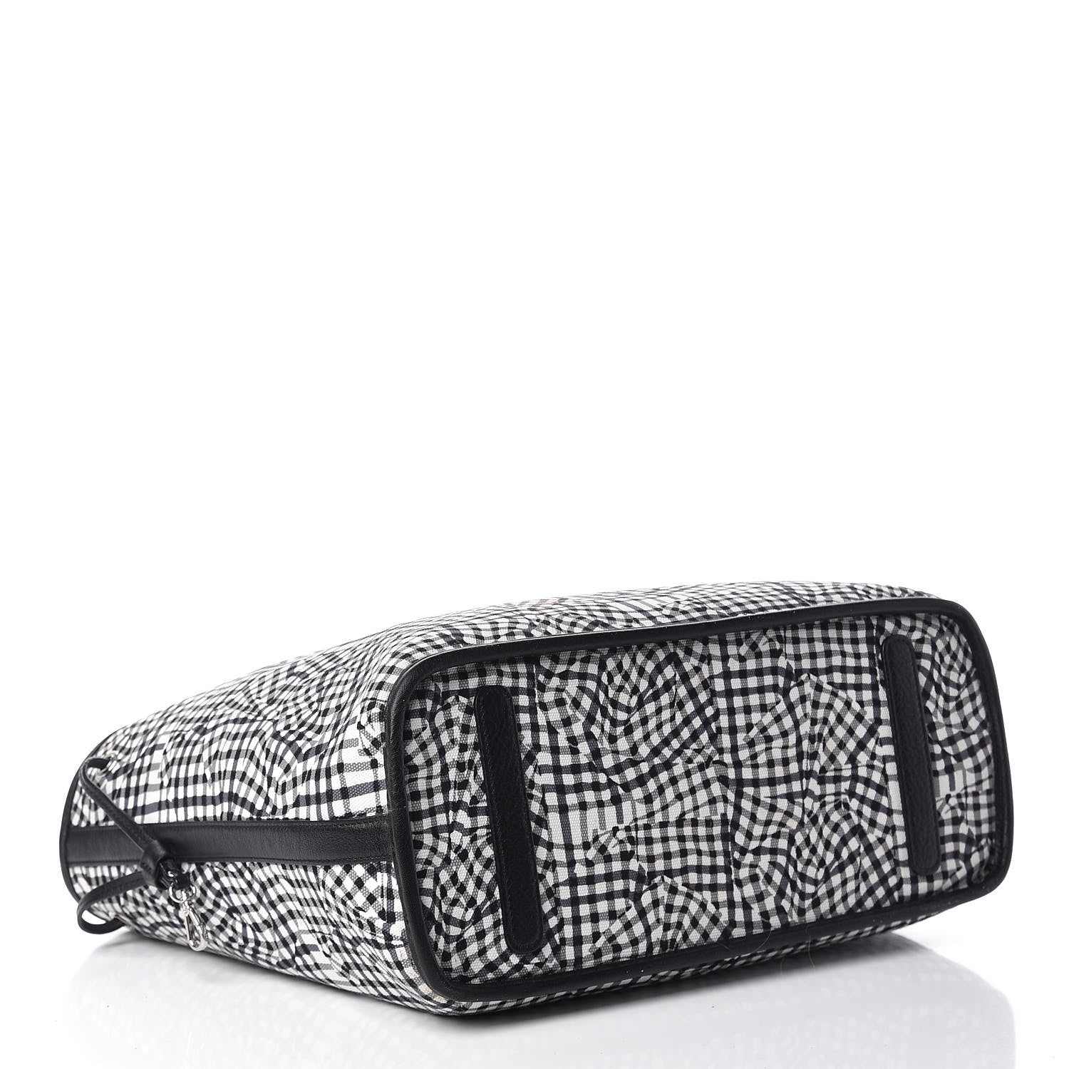 MCM Visetos Medium Reversible Shopper Tote Black 8 of 21