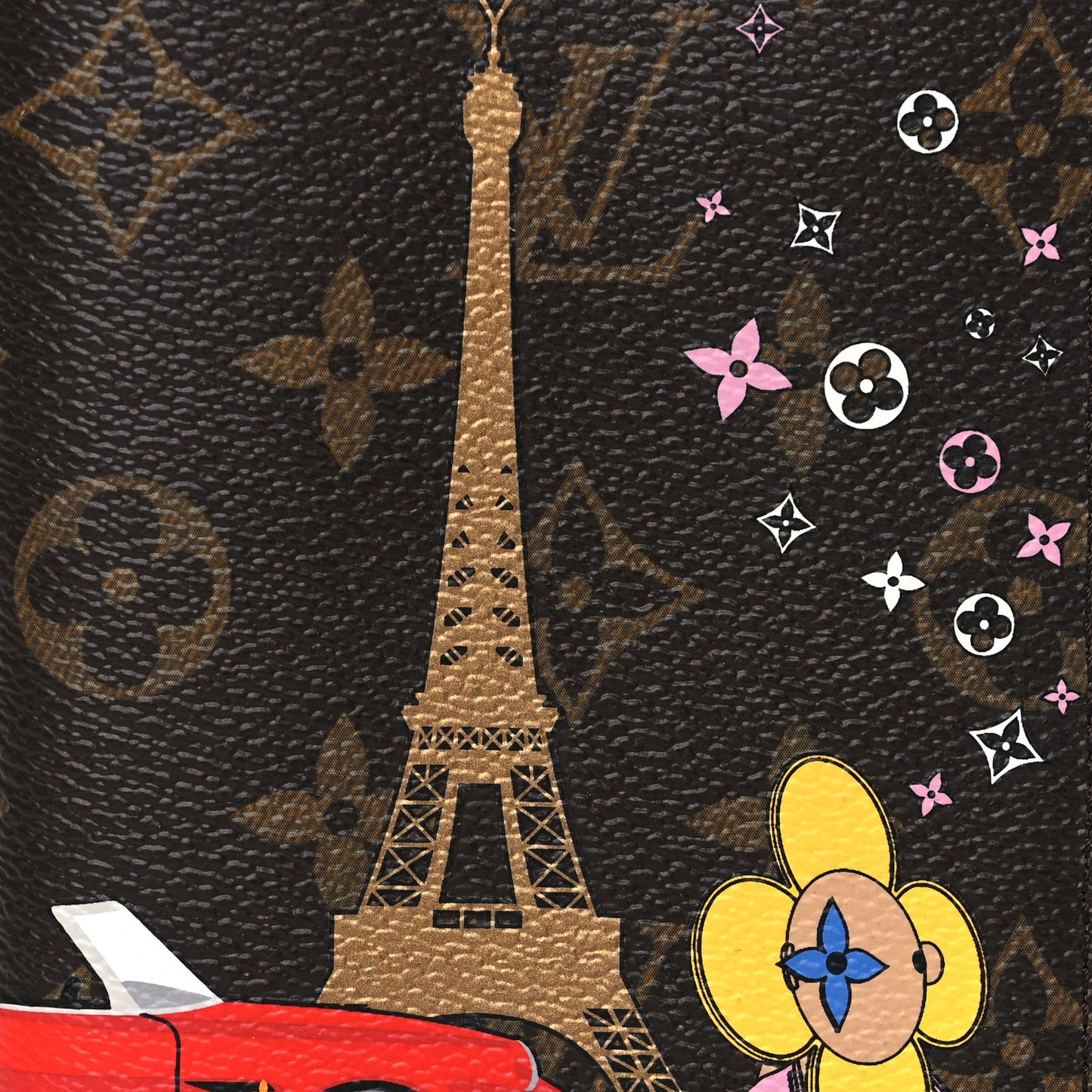 Monogram 2019 Christmas Animation Passport Cover Rouge