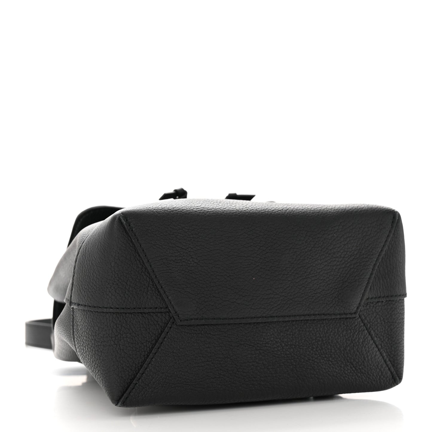 Calfskin Lockme Backpack Black