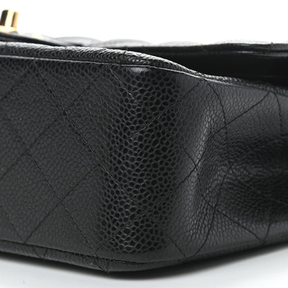 Chanel Caviar Quilted Medium Double Flap Black 9 of 9