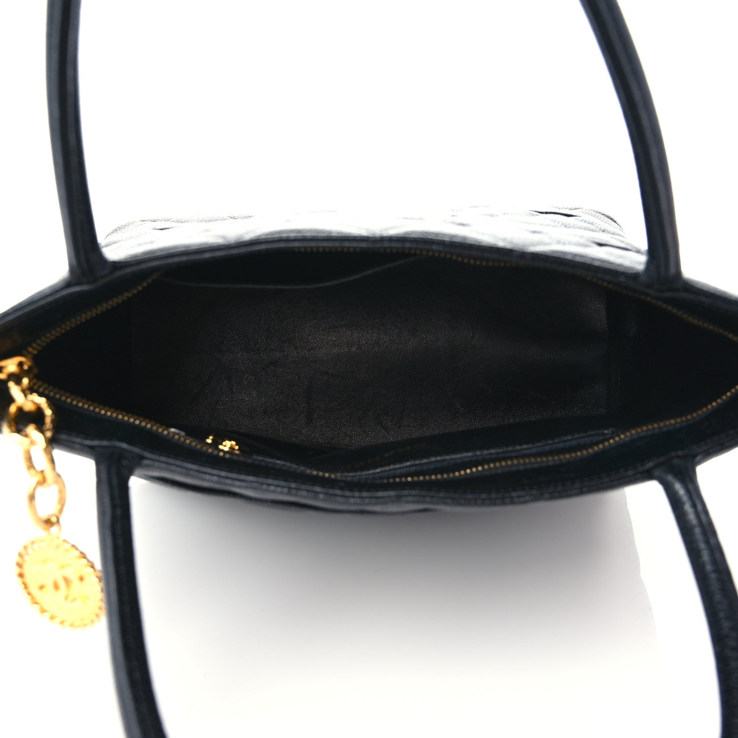 Chanel Caviar Quilted Medallion Tote Black 5 of 11