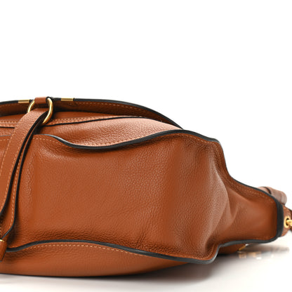 Chloe Calfskin Medium Marcie Satchel Tan 9 of 9