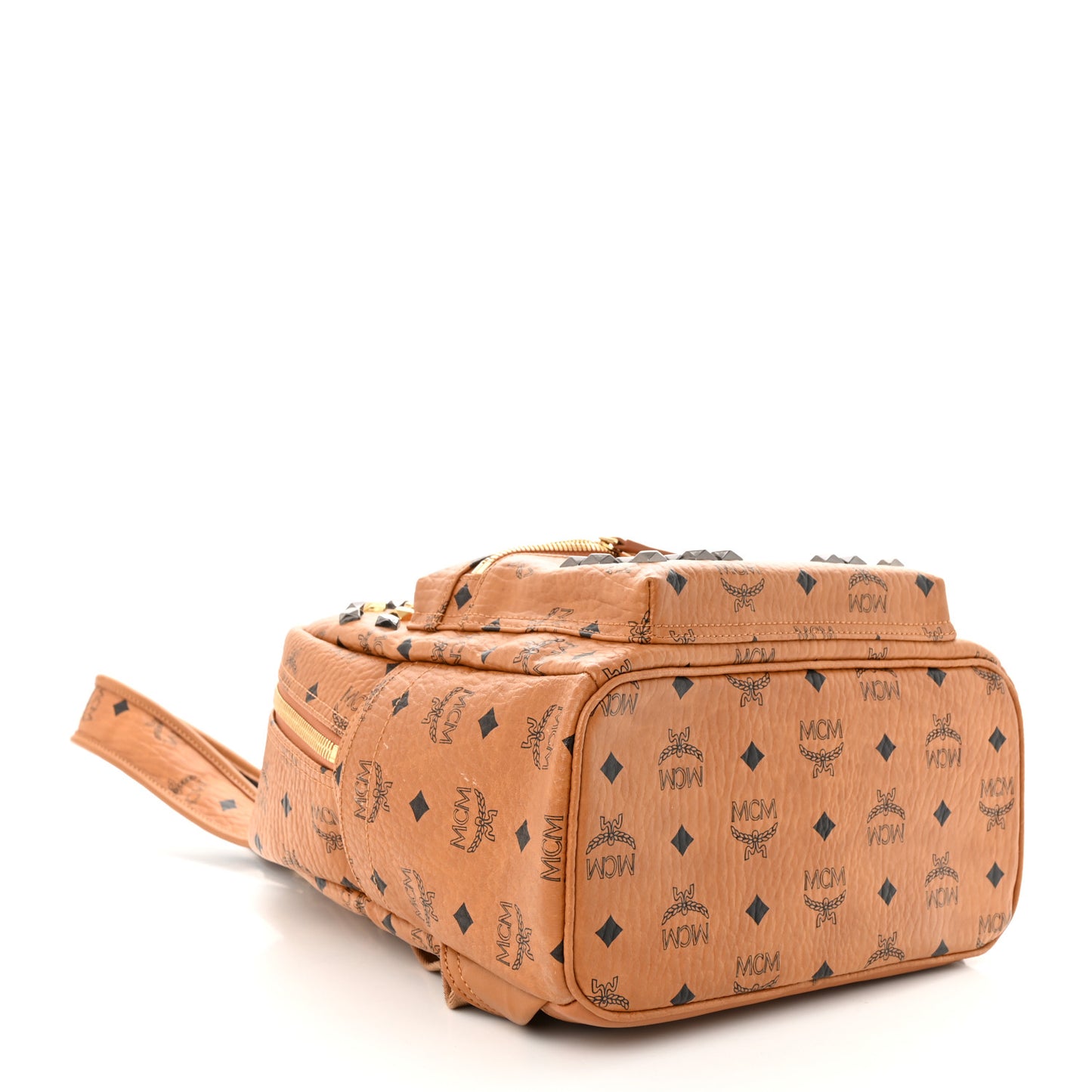 Visetos Studded Small Stark M Backpack Cognac