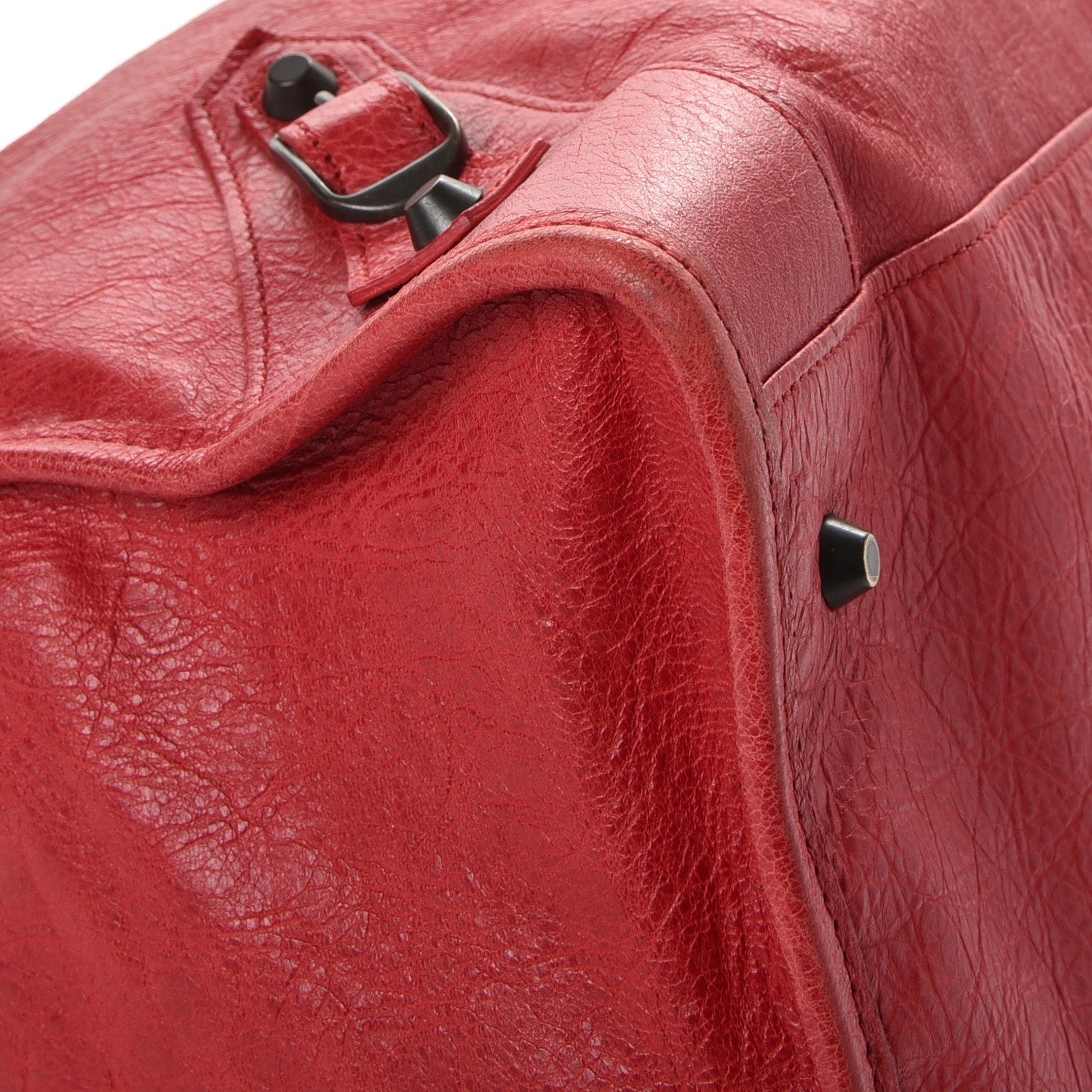 Balenciaga Agneau Classic Hardware Work Rouge Coquelicot 10 of 15