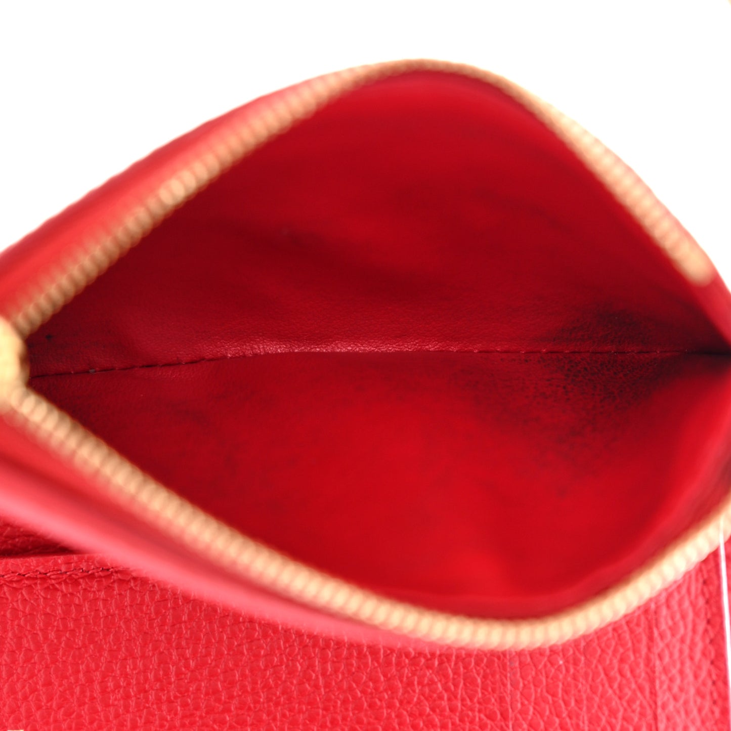 Empreinte Victorine Wallet Scarlet