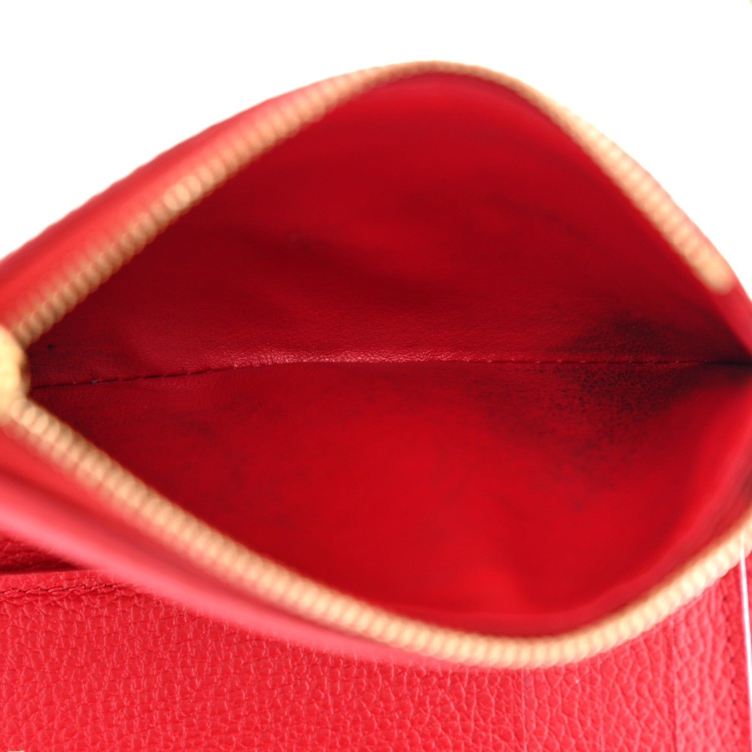 Louis Vuitton Empreinte Victorine Wallet Scarlet 6 of 14