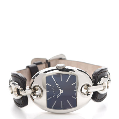 Gucci Stainless Steel Calfskin 32mm Marina Quartz Watch Black 2 of 4