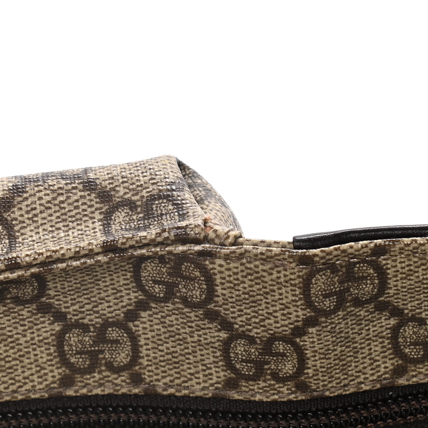 Gucci GG Plus Monogram Web Belt Bag Dark Brown 9 of 10