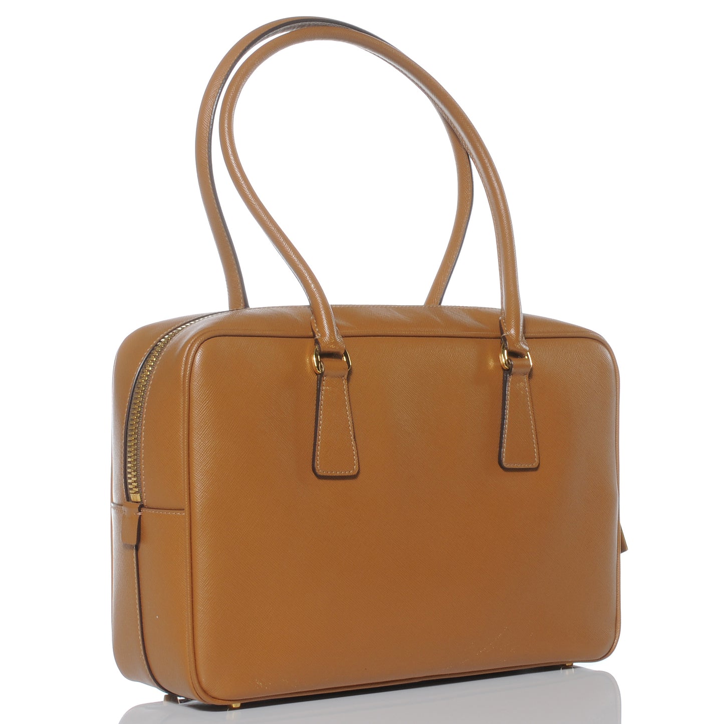 Saffiano Lux Boston Caramel