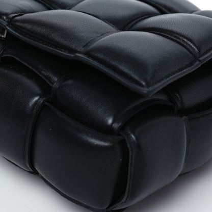 Bottega Veneta Lambskin Maxi Intreccio Padded Chain Cassette Crossbody Bag Black 7 of 8