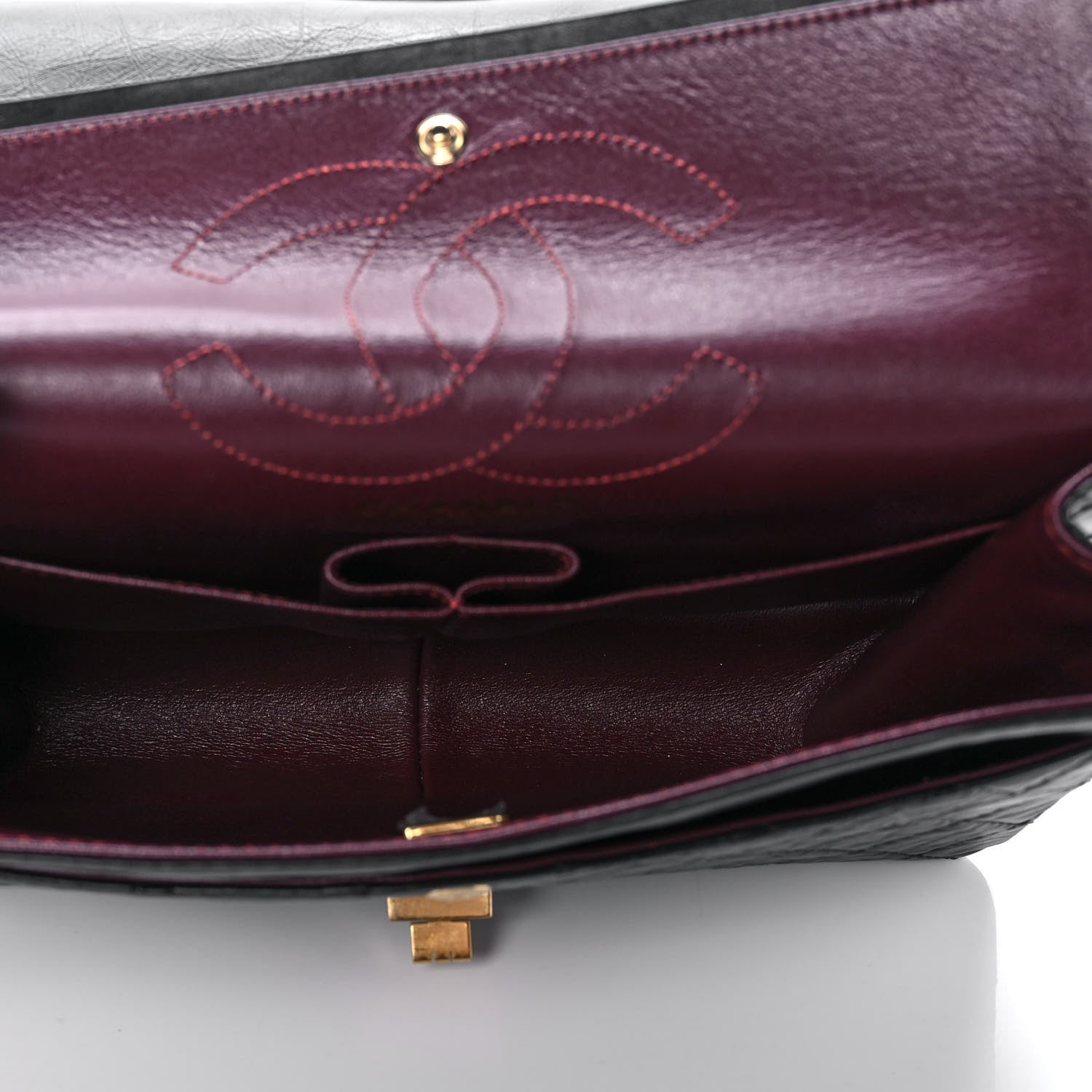 Chanel Aged Calfskin Quilted 2.55 Reissue 227 Flap Black 5 of 12