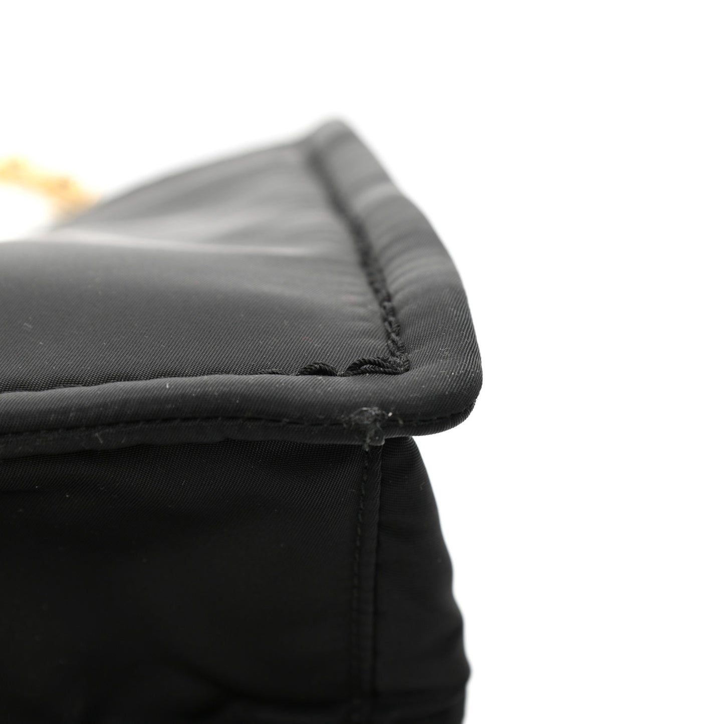 Tessuto Nylon Chain Tote Black