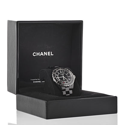 Chanel Stainless Steel Ceramic 41mm J12 GMT Automatic Watch Black 8 of 8