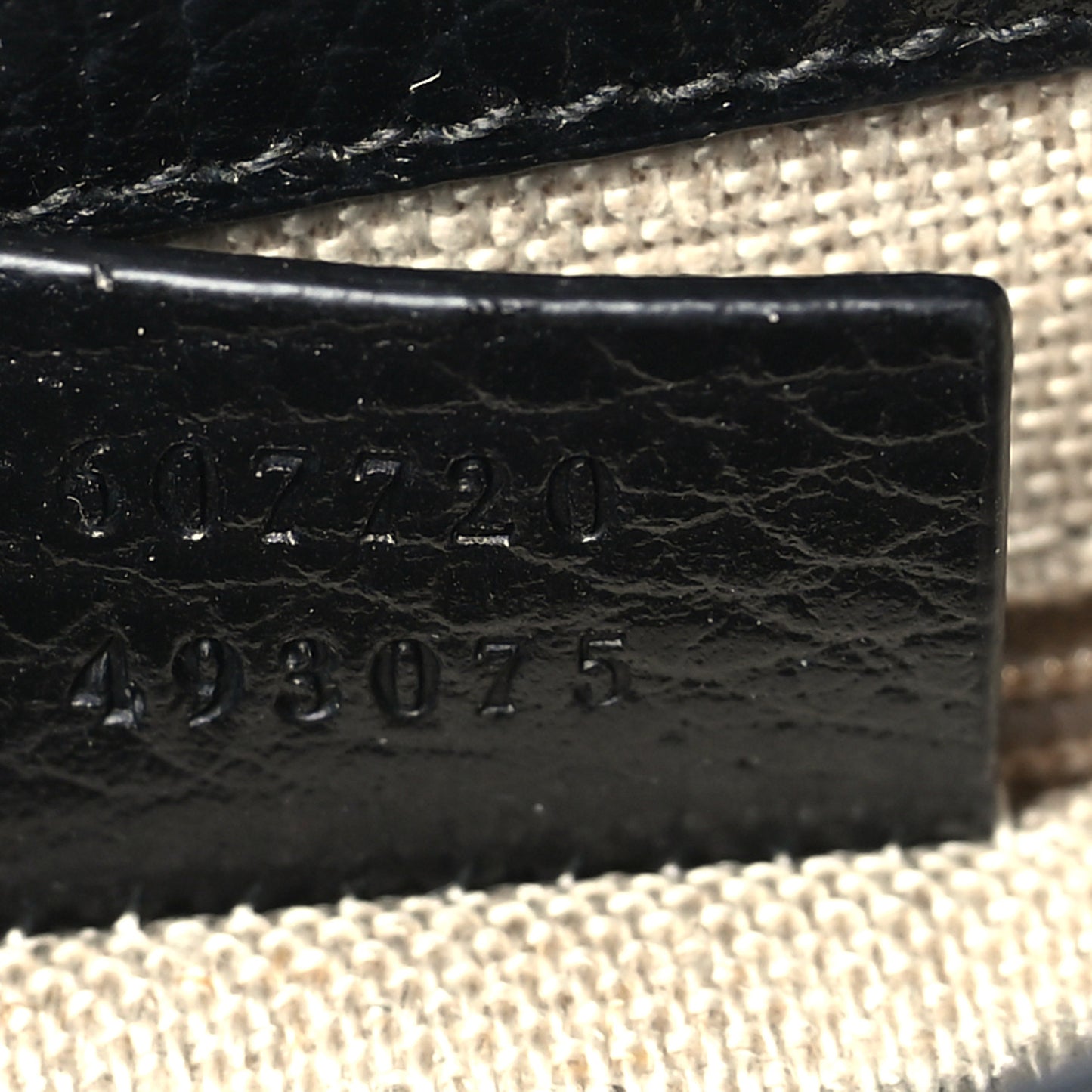 Dollar Calfskin Interlocking G Crossbody Bag Black