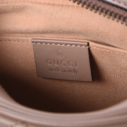 Gucci Calfskin Matelasse Mini GG Marmont Chain Shoulder Bag Nude 5 of 7