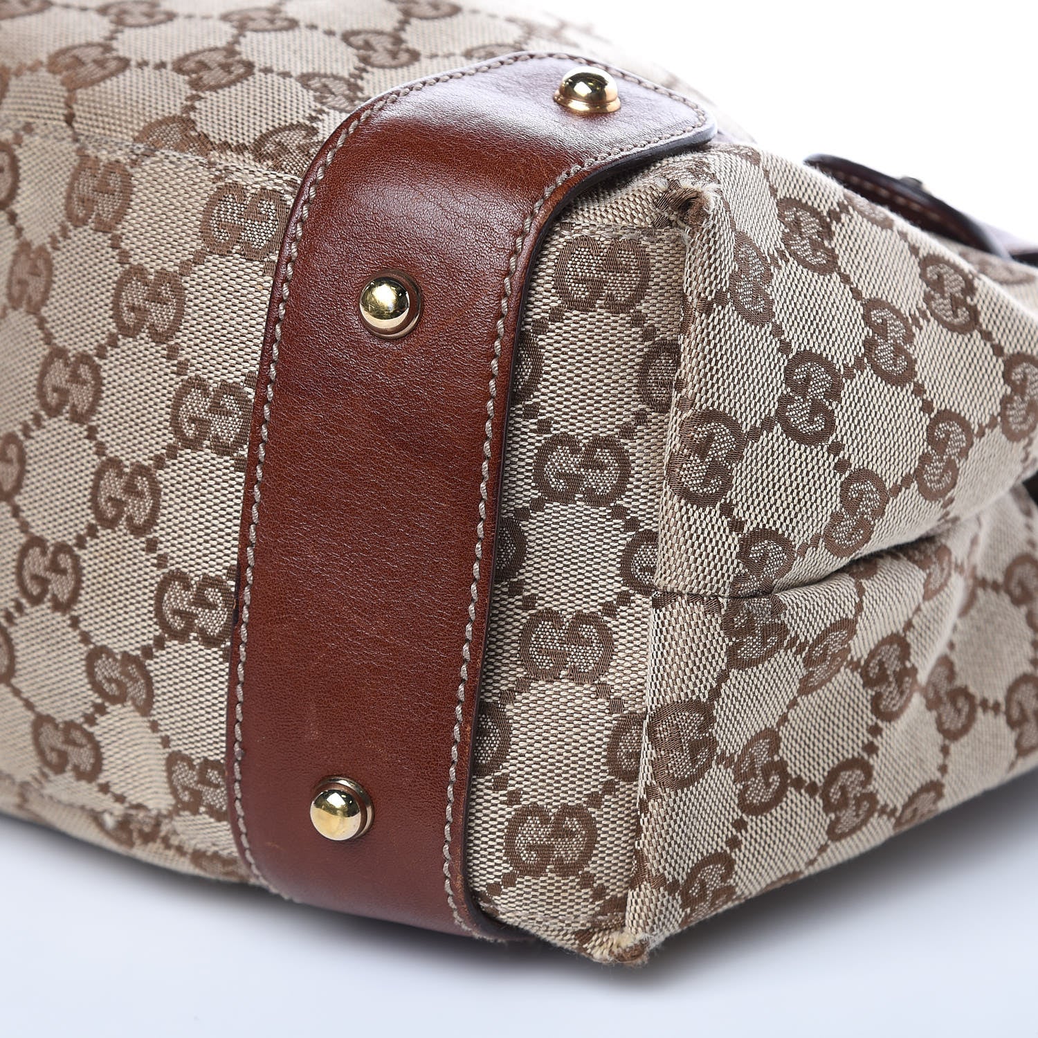 Gucci Monogram Medium Pelham Shoulder Bag Brown 9 of 14