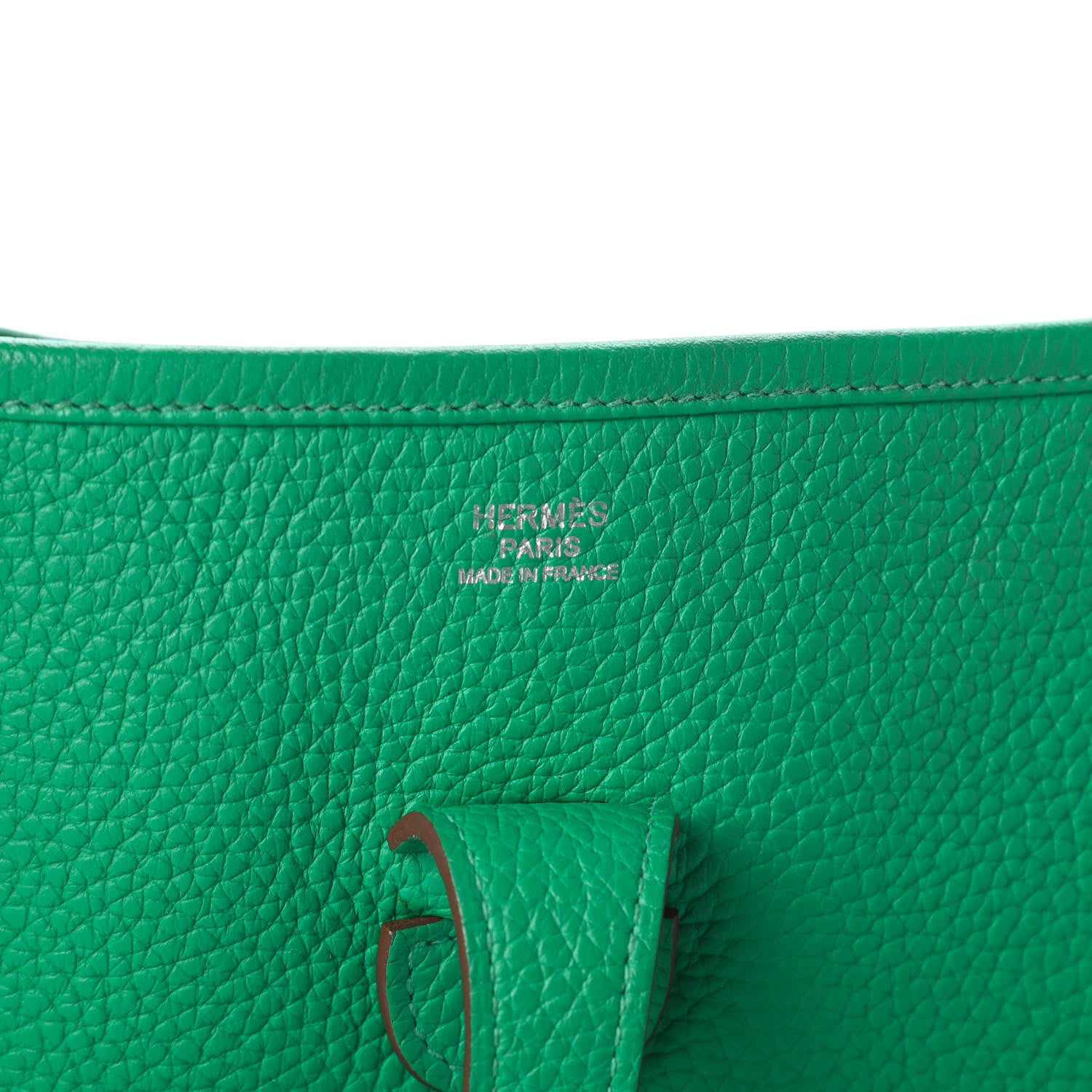 Hermes Taurillon Clemence Evelyne III PM Menthe 8 of 9