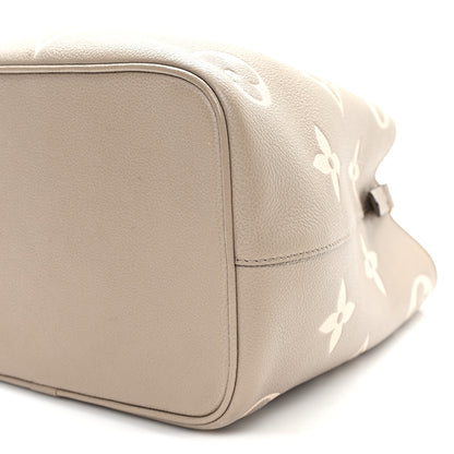 Louis Vuitton Empreinte Monogram Giant Neonoe MM Tourterelle Creme 10 of 10