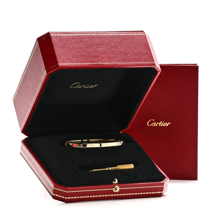 Cartier 18K Yellow Gold Small LOVE Bracelet 18 8 of 8