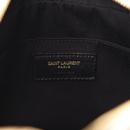 Saint Laurent Calfskin Matelasse Monogram Lou Camera Bag Crema Soft 8 of 10