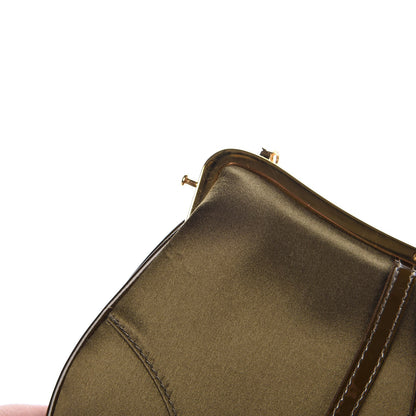 Christian Dior Nylon Mini Saddle Bag Kaki 9 of 10