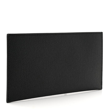 Louis Vuitton Calfskin Felicie Chain Wallet Card Holder Insert Black 3 of 6