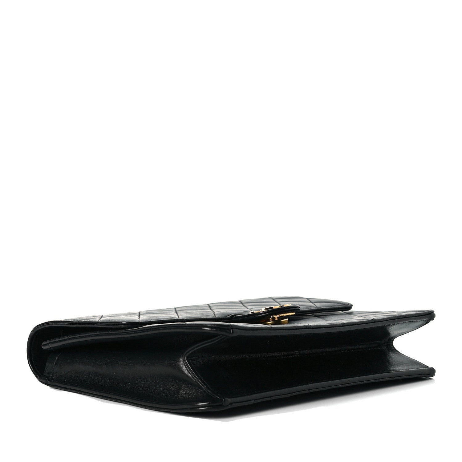 Chanel Lambskin Quilted Small Single Flap Black 3 of 7