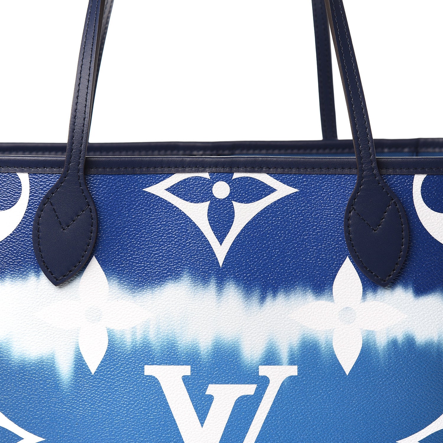 Louis Vuitton Monogram Escale Neverfull MM Blue 11 of 11